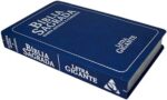 Bíblia Sagrada RC Letra Gigante Com Harpa Semiflexível Azul - Imagem 4
