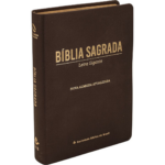 Bíblia Sagrada - NAA - Letra Gigante - Linha Ouro - Marrom - Lançamento