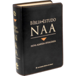 Bíblia De Estudo NAA Tamanho Média Capa Preta