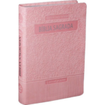 BÍBLIA RA L. GIGANTE LUXO C/IND ROSA CLARO