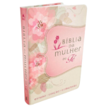 Bíblia Sagrada da Mulher de Fé NVI Couro Soft Flores