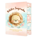 BIBLIA RCH-MEDIA INFANTIL CAPA DURA LEAO AQUARELA