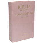Bíblia De Estudo Joyce Meyer NVI Letra Grande Capa Luxo Rosa
