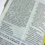 Bíblia de Estudo Almeida NAA Capa Luxo Azul - Imagem 2