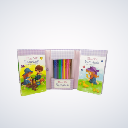 Livro Infantil - Superkit Encantado para colorir e inspirar