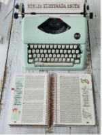 Bíblia Ilustrada Anote NVT Cores E Flores - Imagem 4