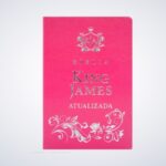 Bíblia Sagrada King James Atualizada Slim Capa Luxo Pink com Prata - Imagem 2