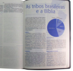 Bíblia Missionária de Estudo Preto e Vinho Almeida Revista e Atualizada - Imagem 3
