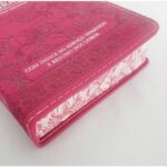 BIBLIA SAGRADA LETRA GIGANTE | PJD | A.R.C | CAPA LUXO PU COM HARPA - Imagem 4