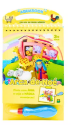 Livro Infantil Aquabook: Arca De Noé Pintura Mágica Apenas Com Água - Imagem 3
