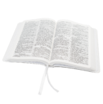 Bíblia ACF Letra Média Fina Semi Luxo Branca - Imagem 3
