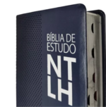 Bíblia De Estudo Ntlh - Com Índice Capa Luxo Azul - Imagem 3