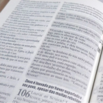 Bíblia De Estudos ARC Batalha Espiritual E Vitória Financeira - Capa Luxo Marrom - Imagem 3