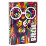 Bíblia de Estudo Kids NTLH Letra Grande O Mundo de Otávio Capa Dura Leão Com Índice