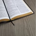 Bíblia de Estudo NVI Letra Normal Capa Luxo Preta - Imagem 3