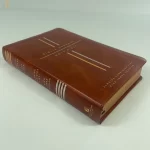 Bíblia Bilíngue Português/Inglês ACF/KJV Couro-soft marrom Leitura Perfeita - Imagem 4