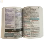 Bíblia ARC | Letra Gigante | Textos Coloridos Com Harpa | Capa Laminada - Marrom - Imagem 2