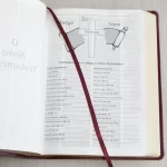 Bíblia Thompson de Estudo AEC Capa Luxo Vinho - Imagem 5