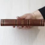 Bíblia Sagrada ACF Letra Grande Leitura Perfeita Luxo Marrom Cruz - Imagem 3