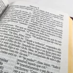 Bíblia Sagrada NVI Letra Jumbo Cover book Luxo Bordo - Imagem 2