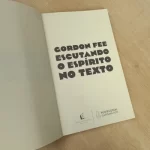 Livro Escutando O Espírito No Texto/ Gordon Fee - Imagem 3