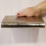 Bíblia Sagrada ARA Letra Grande Capa Cristal Dourado Fosco - Imagem 2