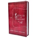Biblia da Mulher de Fe NVI Couro Soft Vermelho - Imagem 3