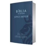 Bíblia de Estudos Joyce Meyer NVI Letra Normal Capa Azul Leão