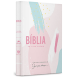 Bíblia de Estudo Joyce Meyer | NVI | Letra Média | Luxo | Abstrata