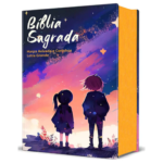 Bíblia Infantil ARC Letra Grande Com Harpa Avivada E Corinhos Capa Dura Pequena Estrelas