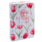 A Bíblia da Mulher Portátil NAA Capa Tulipa Vermelha