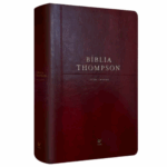 Bíblia Thompson de Estudo AEC Capa Luxo Vinho