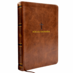 Bíblia Sagrada ACF Letra Grande Leitura Perfeita Luxo Marrom Cruz