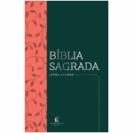 Bíblia Sagrada NVI, Couro Soft, Verde, Letra Grande, Leitura Perfeita