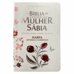 Bíblia Da Mulher Sábia Full Color Ccom Harpa - Tulipa Branca