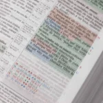 Bíblia Jeffrey de Estudos Proféticos King James Letra Normal Capa Luxo Preta e Azul - Imagem 8