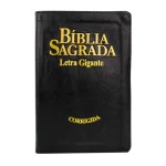 Bíblia Sagrada RC Com Índice Letra Gigante Capa Luxo Preta - Imagem 4
