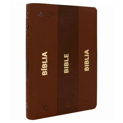Bíblia Sagrada NAA Trilíngue Português Inglês |Espanhol
