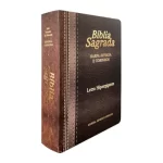 Bíblia Sagrada ARC Letra Hipergigante Harpa Avivada e Corinhos Capa Laminada Marrom - Imagem 2