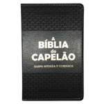 A Bíblia do Capelão ARC Letra Grande Harpa Avivada Capa Preta