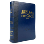 Bíblia do Pregador Fiel | Full Color | ARC | Capa Luxo Azul