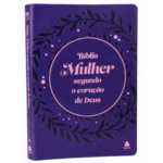 Bíblia Mulher Segundo o Coração de Deus | King James | Capa Lilás