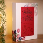 A Bíblia da Mulher Letra Grande NAA Capa Luxo Aston Pink Caixa Janela - Imagem 11