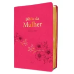 Bíblia da Mulher Deus e Elas NAA Capa Couro Soft Rosa - Imagem 2