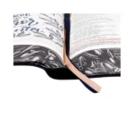 A Bíblia da Mulher Portátil ARC S/ Índice Capa Tulipa Azul Escuro S/Caixa - Imagem 3
