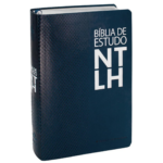 Bíblia de Estudo NTLH Sem Índice Capa Couro Sintético Azul