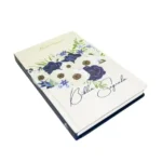 Bíblia Sagrada NVI Média Capa Dura Azul Flores - Imagem 3